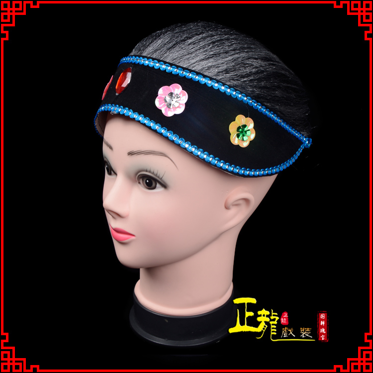 江山老旦媒婆穷老太婆假发套 老旦头套