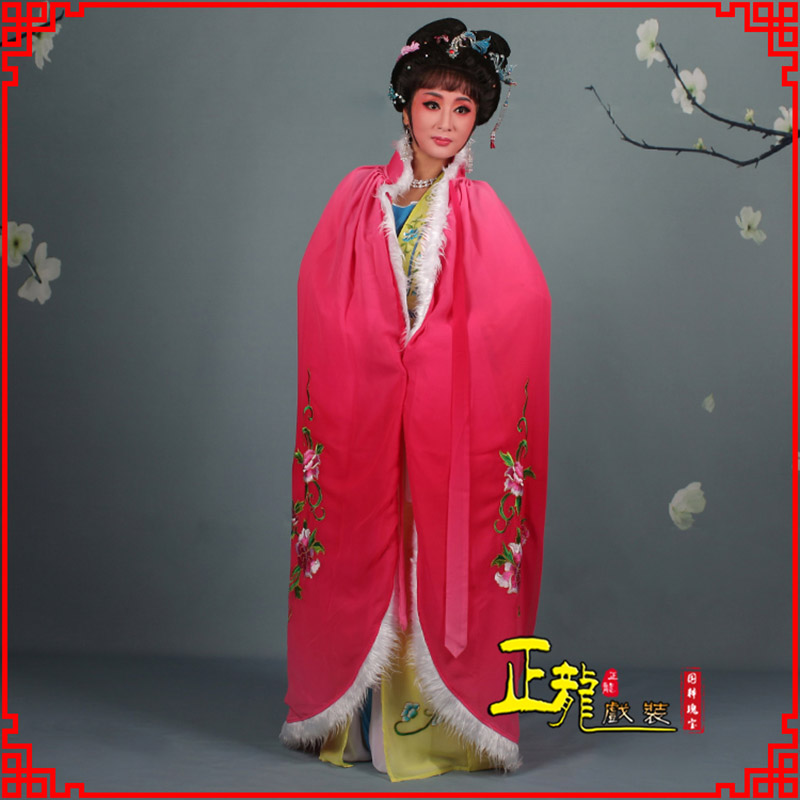 江山小花旦绣花斗篷 花旦披风