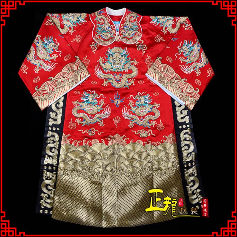 江山皇帝蟒袍全金八宝团龙蟒