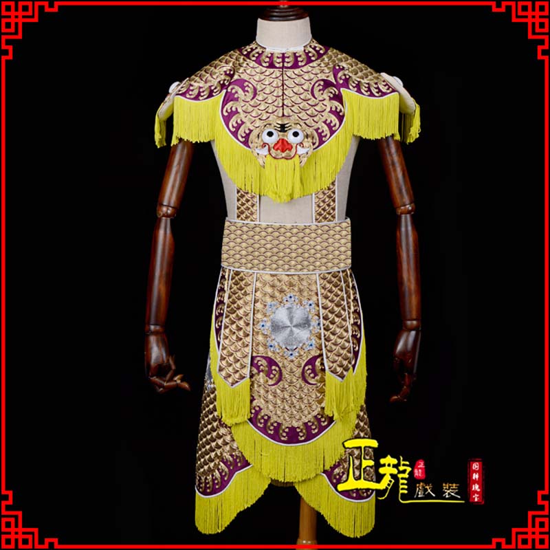 江山武将士兵云肩鱼鳞侉子