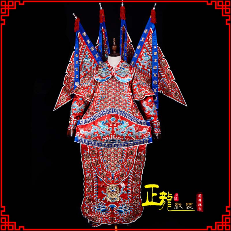 江山武生戏服戏曲武将靠